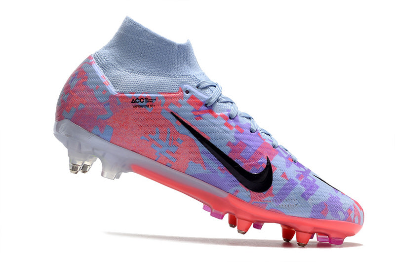 CHUTEIRA NIKE AIR ZOOM MERCURIAL SUPERFLY 9 ELITE TRAVA MISTA FIXA "VALENTINES DAY" - ROXA