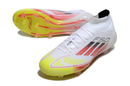 ADIDAS F50.1 MID ELITE CAMPO - BRANCA E VERMELHA