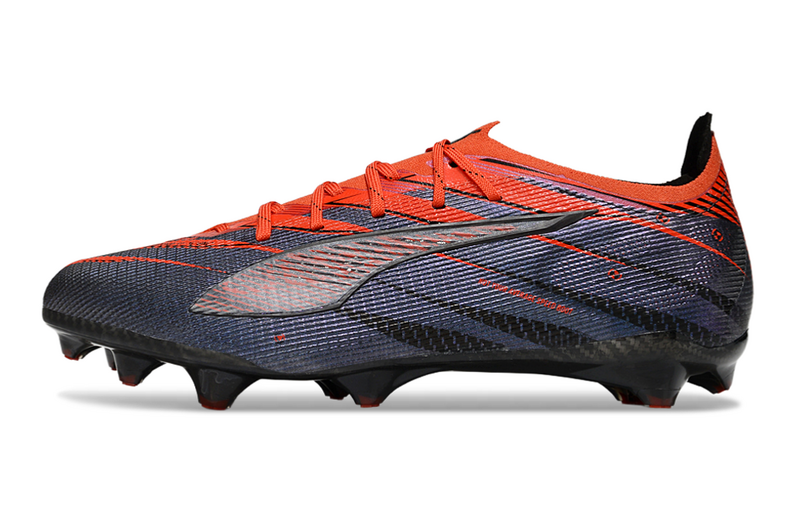 CHUTEIRA PUMA ULTRA 5 ULTIMATE CAMPO - CINZA E VERMELHA