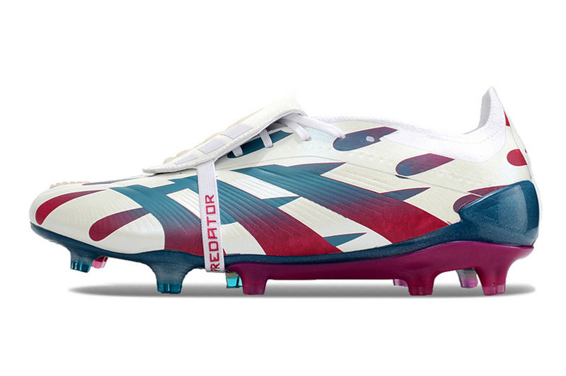 ADIDAS PREDATOR 24 FT ELITE CAMPO - BRANCA E VERMELHA