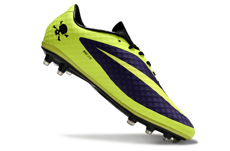 CHUTEIRA NIKE HYPERVENOM ELITE CAMPO - AZUL ESCURO E VERDE