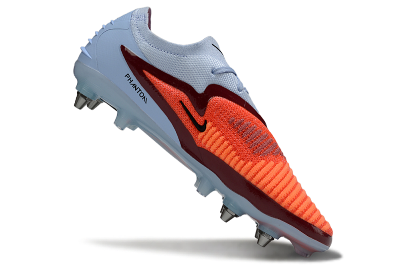 CHUTEIRA NIKE PHANTOM 6 ELITE TRAVA MISTA - AZUL E VERMELHA