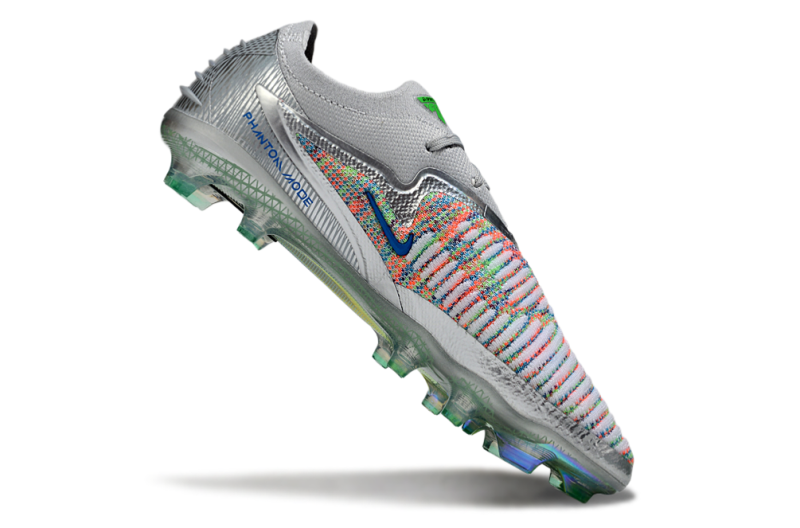 CHUTEIRA NIKE PHANTOM 6 ELITE CAMPO - CINZA E COLORIDA