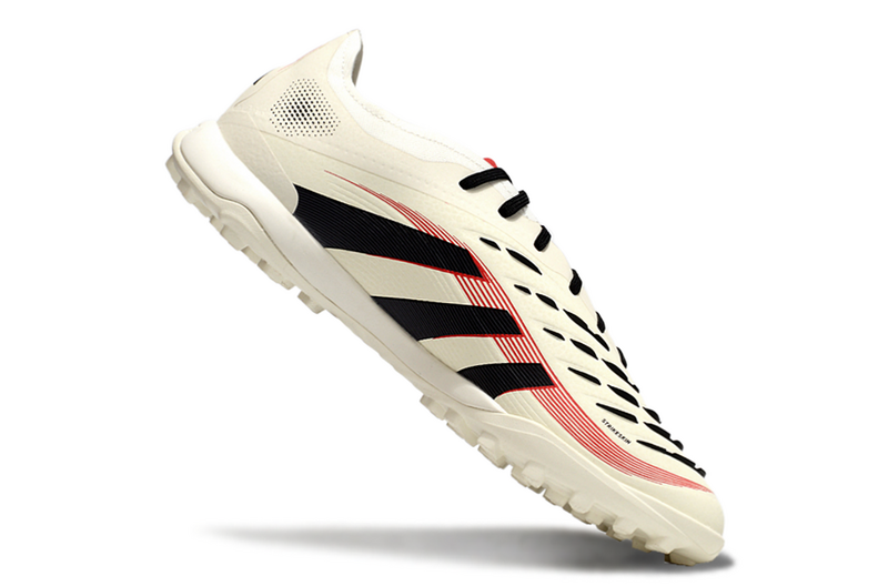 CHUTEIRA ADIDAS PREDATOR 25 ELITE SOCIETY - BEGE E VERMELHA