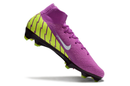 CHUTEIRA NIKE AIR ZOOM MERCURIAL SUPERFLY 10 ELITE CAMPO - ROXA E VERDE