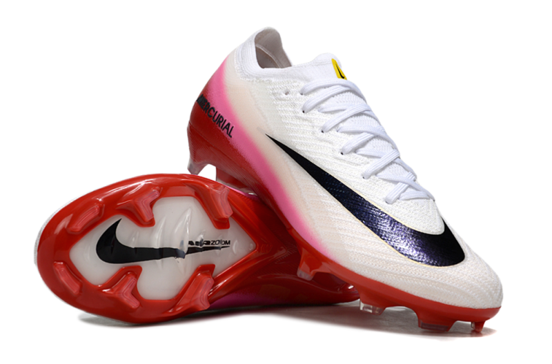 CHUTEIRA NIKE AIR ZOOM MERCURIAL VAPOR 16 ELITE CAMPO "FEAR NOTHING" - BRANCA E ROSA