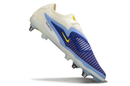 CHUTEIRA NIKE PHANTOM 6 ELITE TRAVA MISTA "FEAR NOTHING" - BRANCA E AZUL