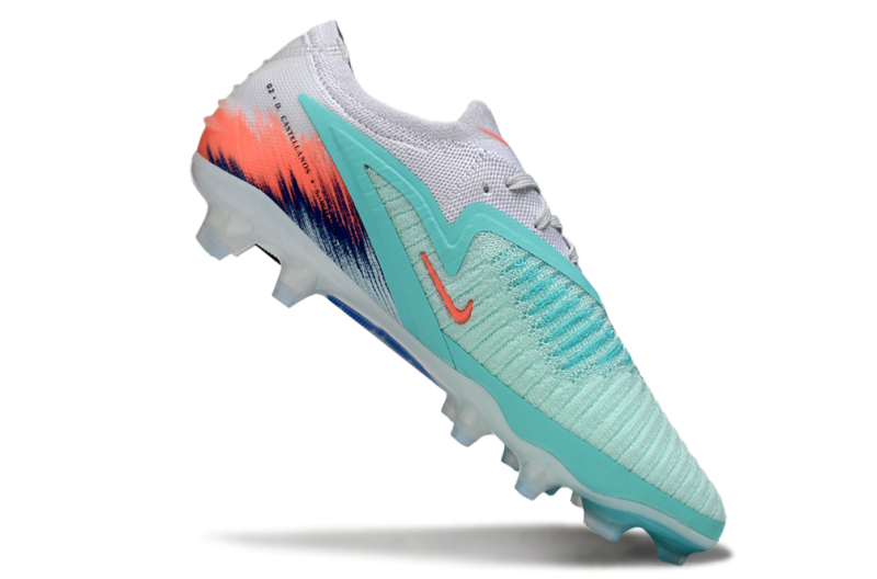 CHUTEIRA NIKE PHANTOM 6 ELITE CAMPO - AZUL E BRANCA