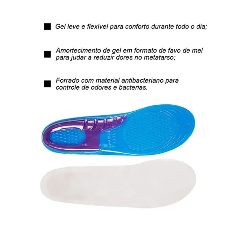 PALMILHA ORTOPÉDICA DE SILICONE GEL