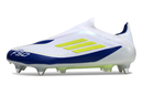 ADIDAS F50 LACELASS ELITE TRAVA MISTA  - BRANCA E AZUL