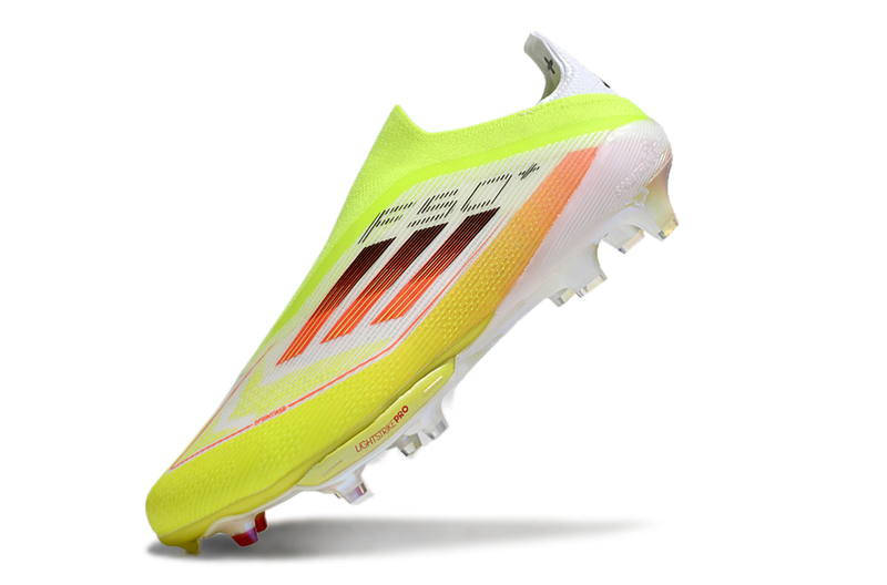 CHUTEIRA ADIDAS F50 LACELESS LIGHTSTRIKE PRO ELITE CAMPO - AMARELA FLUORESCENTE