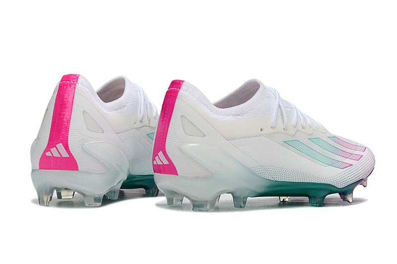 CHUTEIRA ADIDAS X CRAZYFAST.1 CAMPO - BRANCA E COLORIDA
