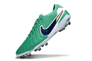 CHUTEIRA NIKE TIEMPO LEGEND 10 ELITE CAMPO "FEAR NOTHING" - VERDE E AZUL