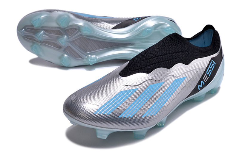 CHUTEIRA ADIDAS X CRAZYFAST+ CAMPO "INFINITO" - PRATA