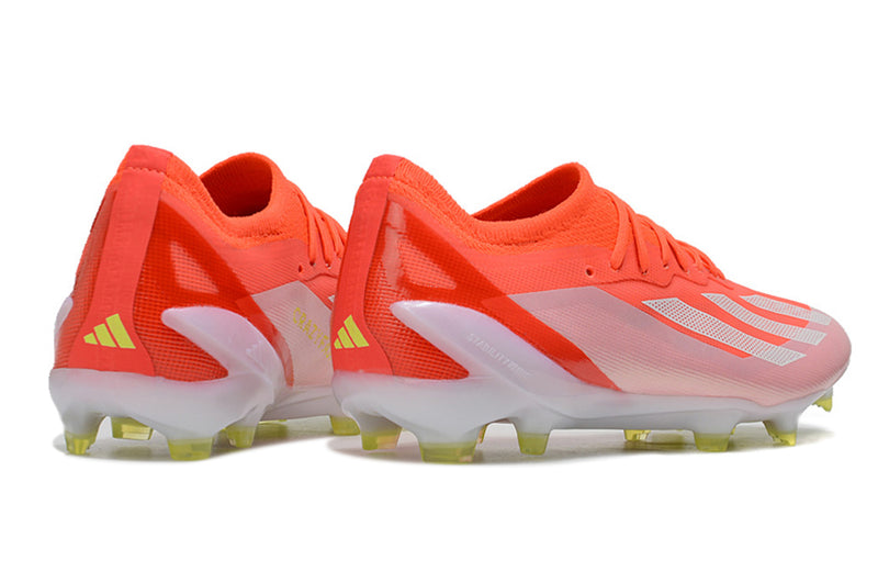 CHUTEIRA ADIDAS X CRAZYFAST.1 CAMPO "ENERGY CITRUS" - SALMÃO